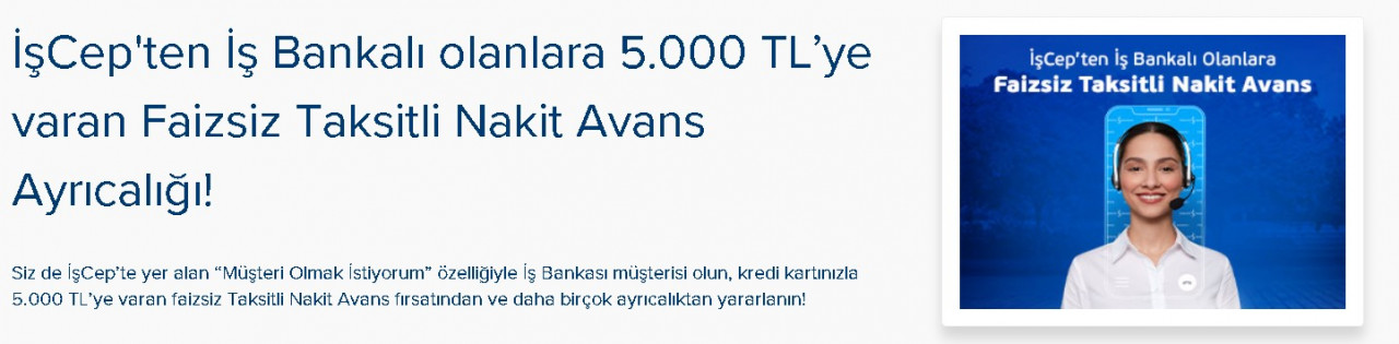 Bankalardan hoş geldin kredisi! İş Bankası Akbank Denizbank Yapı Kredi Garanti BBVA ING faizsiz 5000 10000 TL kredi ve taksitli nakit avans kampanyaları