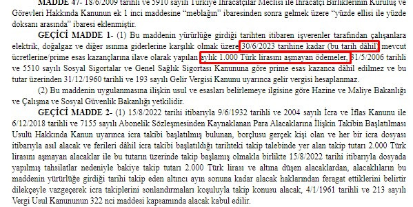 Haziran 2023'e kadar vakit var! Resmi Gazete'de yayımlandı asgari ücret şartı yok çalışanlara 8000 TL devlet desteği kararı çıktı