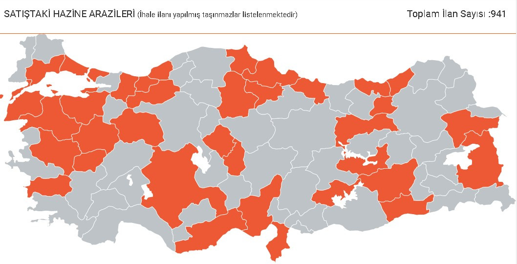 TOKİ'den alamayan üzülmesin Milli Emlak 36 ilde KDV emlak vergisi muafiyetli 941 arsayı 14.000 TL'den başlayan fiyatlarla satıyor