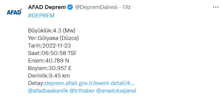 Düzce'de şiddetli deprem, AFAD açıkladı! Binalar hasar gördü, yaralılar tedavi altına alındı!