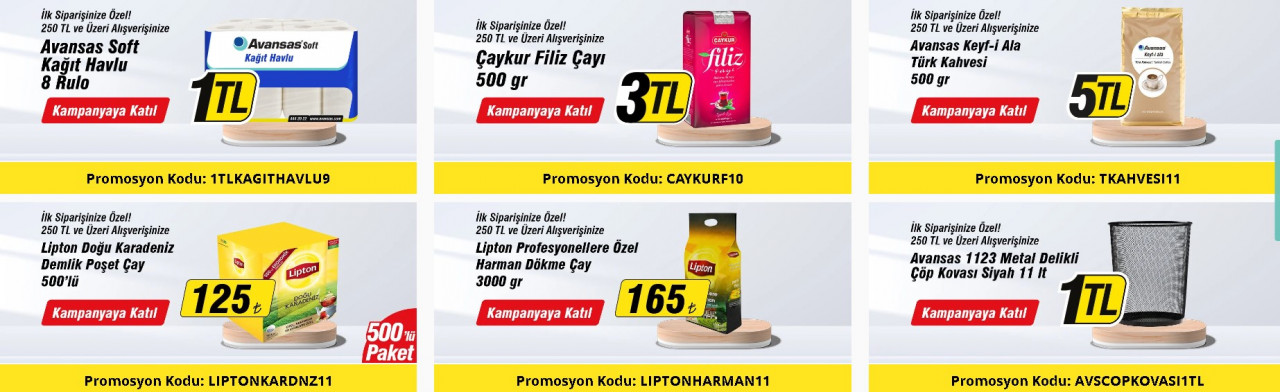 O markette indirim furyası fiyatlar 5 TL altı! 250 liralık alışveriş yapana 1 - 3 - 5 liraya çay kağıt havlu kahve satılıyor