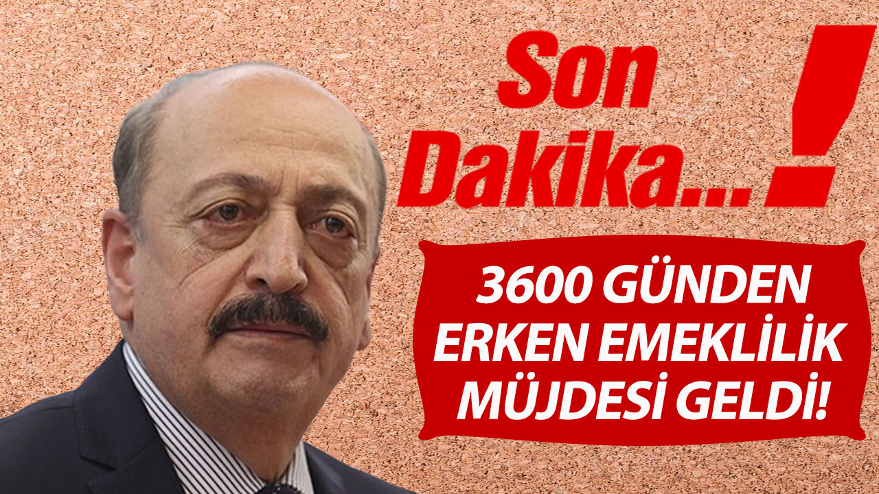 Kabine öncesi primi eksik olan EYT'lilere yeni müjde geldi onlarda 3600 günden emekli olacak!