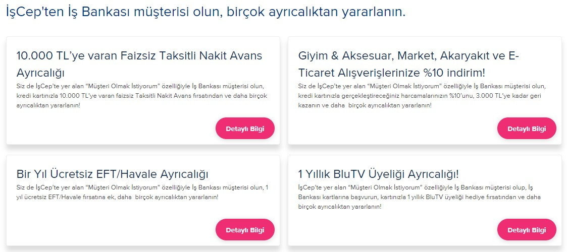 İş Bankası duyurdu İşcep uygulamasını indirenlere 10.000TL faizsiz taksitli nakit avans ve 3 bin Lira indirim fırsatı sunuyor!