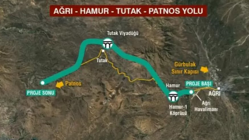 Ağrı Patnos Devlet Yolu Cumhurbaşkanı Erdoğan tarafından açıldı!