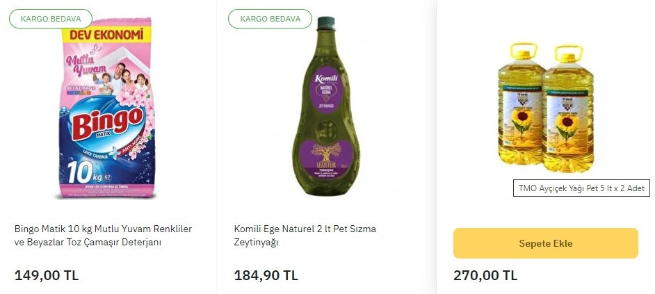 Tarım Kredi Market yok satmıştı PTT AVM'de sınırlı sayıda 5LT fiyatına 10 LT TMO Ayçiçek yağı kargo bedava kapıya teslim satışta!