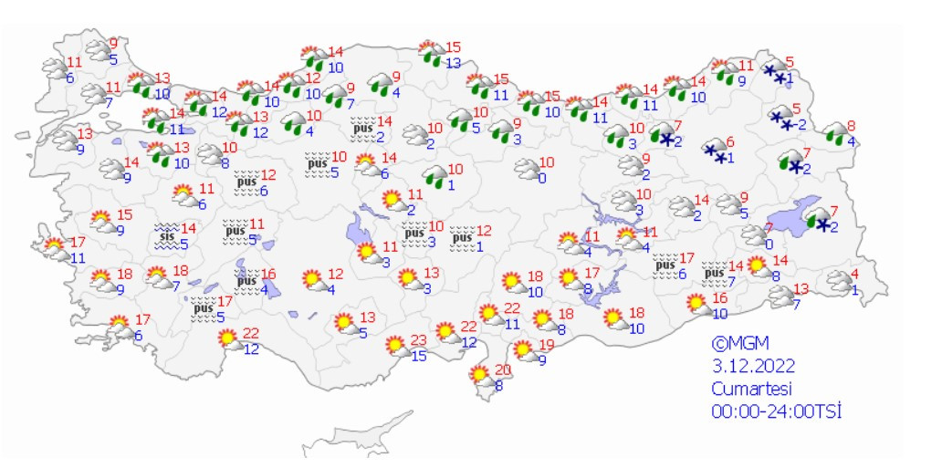 Hafta sonu planı yapanlara Meteoroloji duyurdu Sibirya soğukları kar ve fırtına ile geliyor!