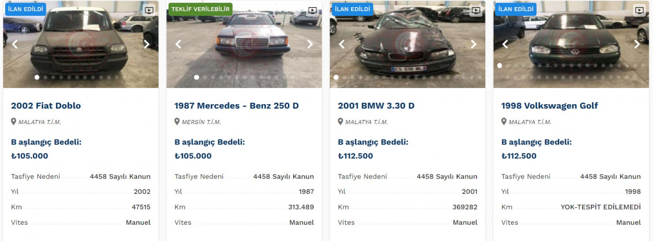 Audi A6 142 Bin TL, Ford Focus 129 Bin TL! Devlet satışa çıkardı, ikinci elde büyük fırsat!