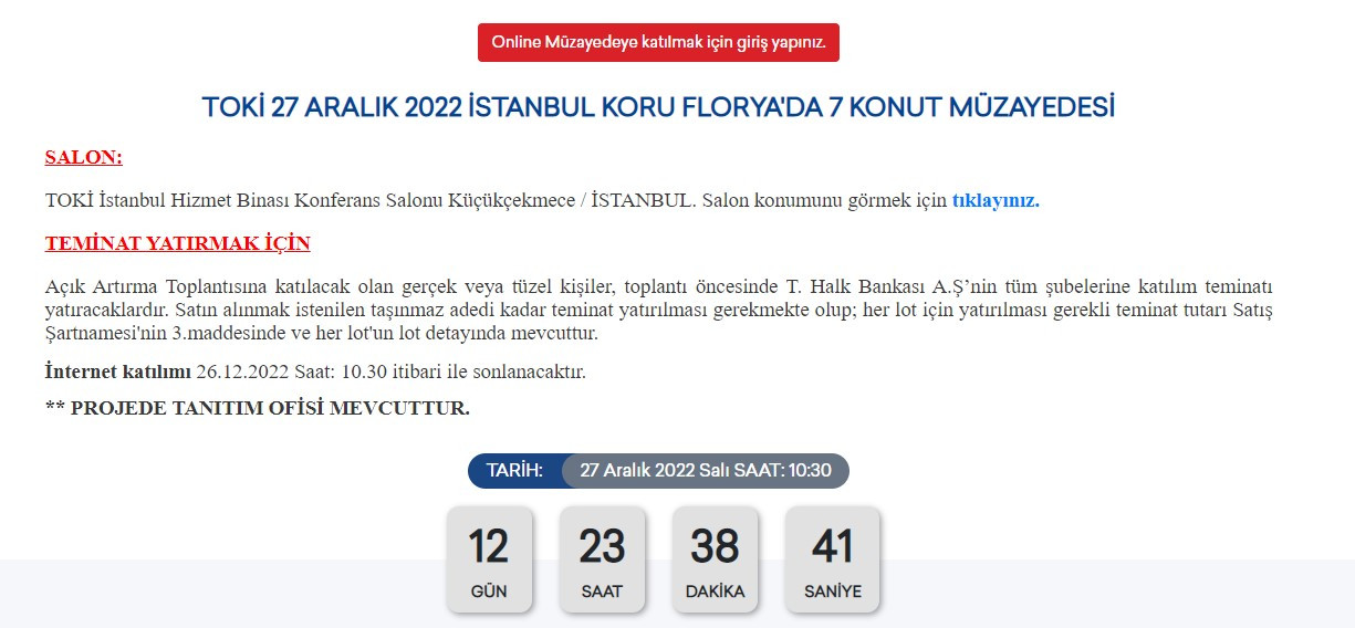 TOKİ'den yeni seferberlik ilanı 52 ilde KDV'den muaf 511 arsa 24 ilde işyeri İstanbul'da çekilişsiz kurasız hemen teslim konut satışı var