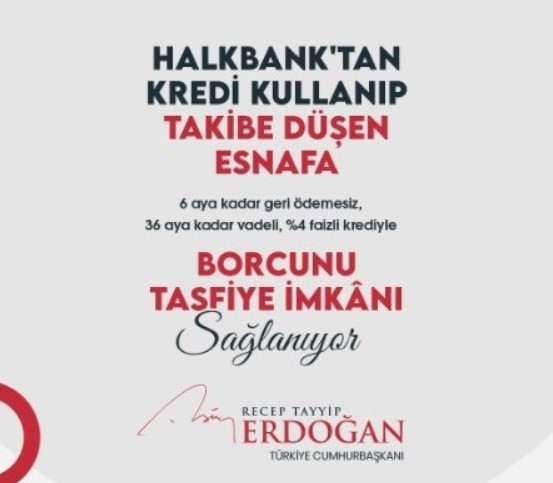 Kabineden borç kapatma kredisi sürprizi Halkbank 0.36 faiz oranı ile şimdi al Haziran 2023'te öde kredi desteği sağlayacak borçlar şipşak kapanacak