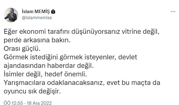 İslam Memiş'ten kabine kulis haberi: Mehmet Şimşek ve Berat Albayrak ile AK Parti ekonomi yönetimi değişiyor mu?