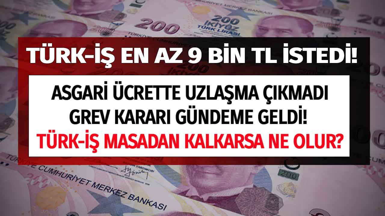 Asgari ücret zammı ne zaman açıklanacak, 4. toplantı tarihi belli oldu mu?