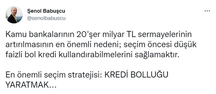 Kamu bankalarından 0,69 faizle konut, 0,89 faizle taşıt, 0,99 faizle ihtiyaç kredileri mi geliyor?