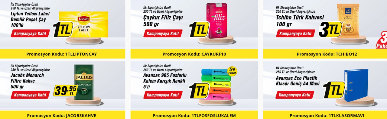 250 TL ve üzeri alışveriş yapana o markette 100'lü demlik poşet çay 1 TL, 24'lü tuvalet kağıdı 24 liraya satılıyor!