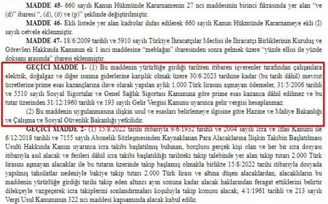 Cumhurbaşkanı kararı çıktı! Bunu yapan asgari ücretliler Haziran 2023'e kadar 11.030 TL asgari ücret maaşı alacak