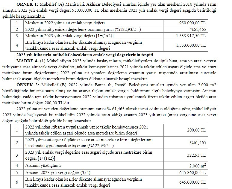 Milyonlarca ev sahibi ve tüm arsa sahiplerini ilgilendiriyor! 2023 emlak vergisi hesaplama tablosu