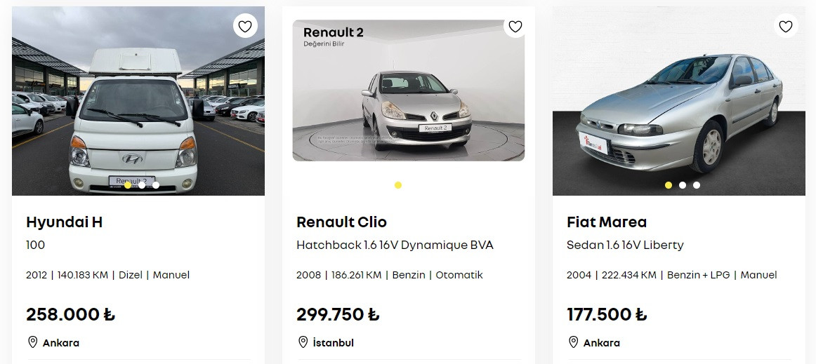 Renault garantisi ile satılıyorlar! 165 Bin TL'den başlayan fiyatlarla kelepir ikinci el araçlar!