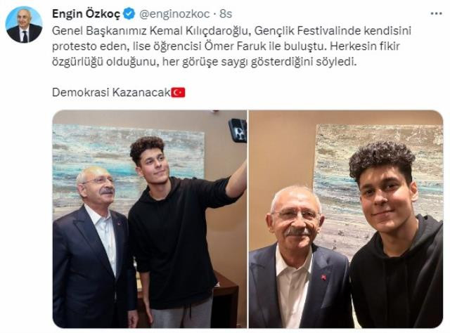 'Aday olma' diye bağırmıştı! Kılıçdaroğlu o gençle bir araya geldi!