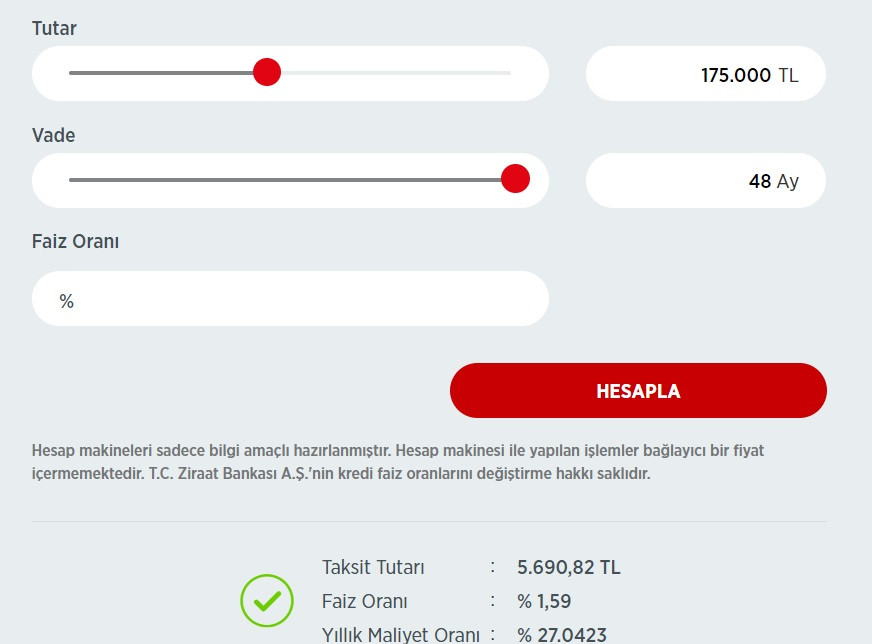 2. el otomobil alacaklara 175 Bin TL taşıt kredisi! Ziraat Bankası ucuz faiz, düşük taksit açıkladı!