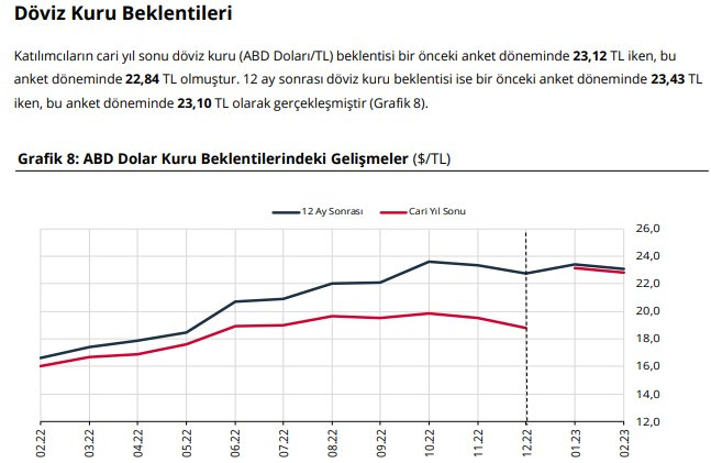 Merkez Bankası 1 doların 23 TL olacağı tarihi açıkladı! TCMB 2023 2024 yıl sonu dolar kuru tahmini