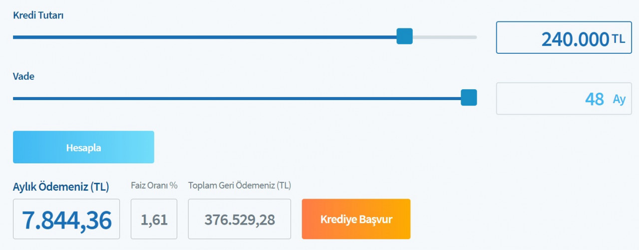 Halkbank'tan düşük faizli, ertelemeli kampanya! 240 Bin TL 2. el taşıt kredisi!