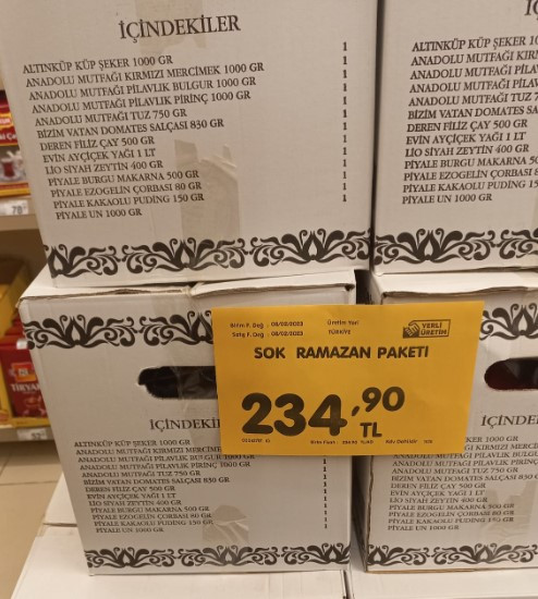 Marketlerin Ramazan paketleri açıklanıyor! Migros ve ŞOK Market Ramazan kolisi 2023 fiyatı açıklandı