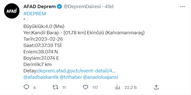 Korkutan depremler devam ediyor! AFAD'dan iki deprem açıklaması!