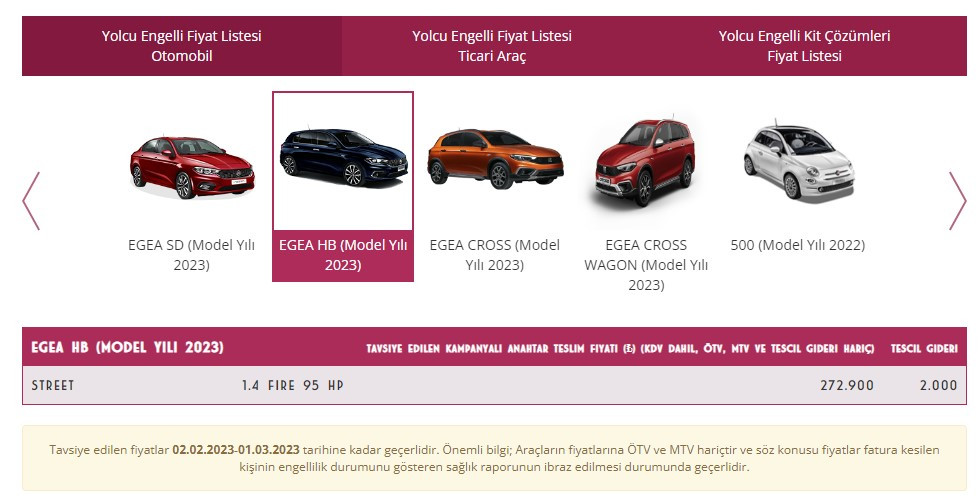 48 saatlik kampanya! 2023 model sıfır Fiat Egea o şartla ÖTV muafiyetli 272.900 TL'ye satışta