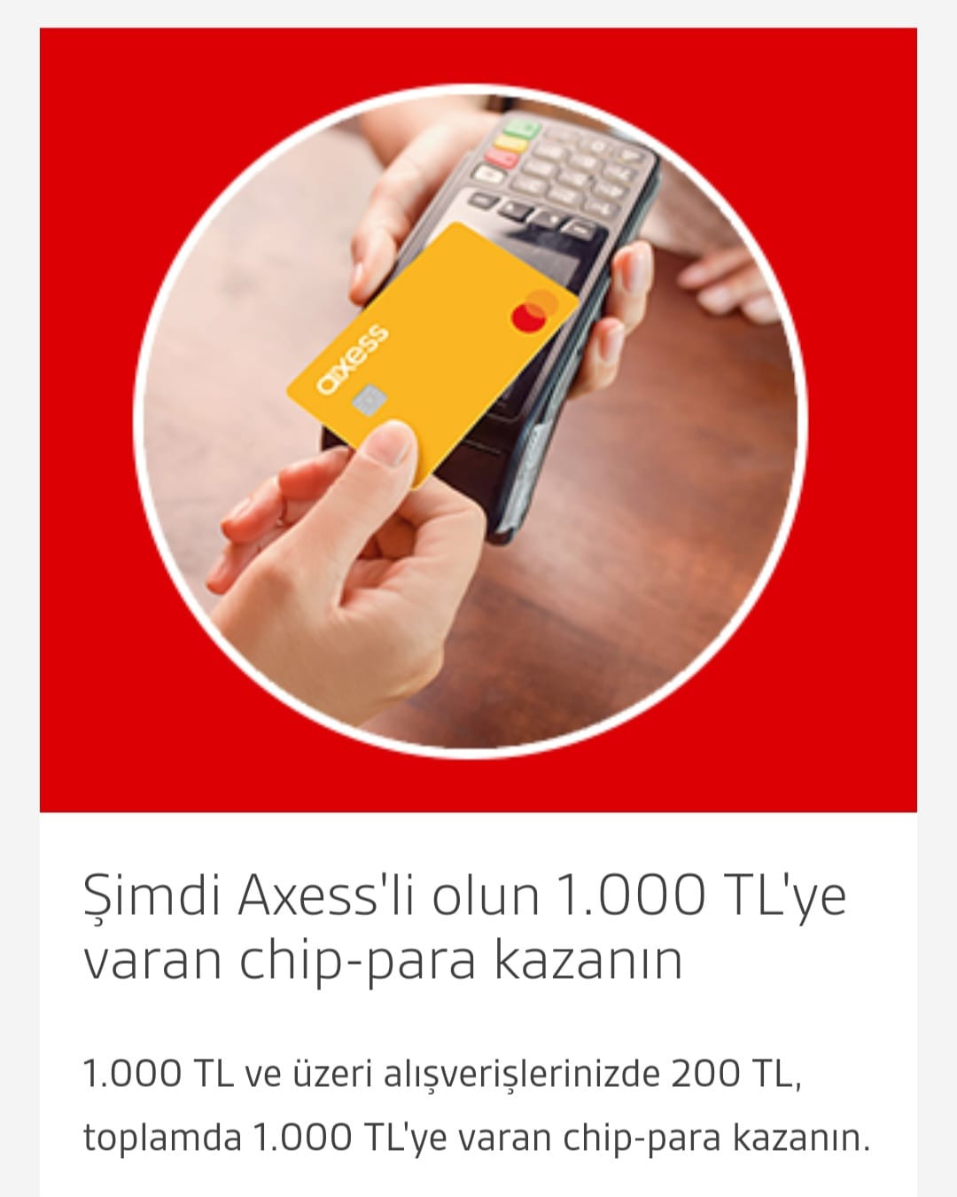 Akbank o şartı sağlayan herkese 1000 TL para hediye ediyor