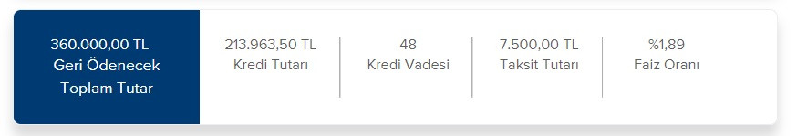 İş Bankası'ndan taşıt kredisi jesti! Faiz düştü, 7.500 TL aylık taksitle 210 Bin TL kredi!