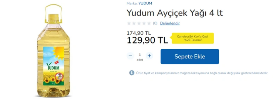 Ayçiçek yağında aylar sonra net indirim geldi! 4 litresi o fiyattan satılacak yetişen alacak