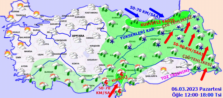 Meteoroloji'den bugün için kritik uyarılar geldi! 12 şehirde yoğun kar yağışı bekleniyor okullar tatil olabilir