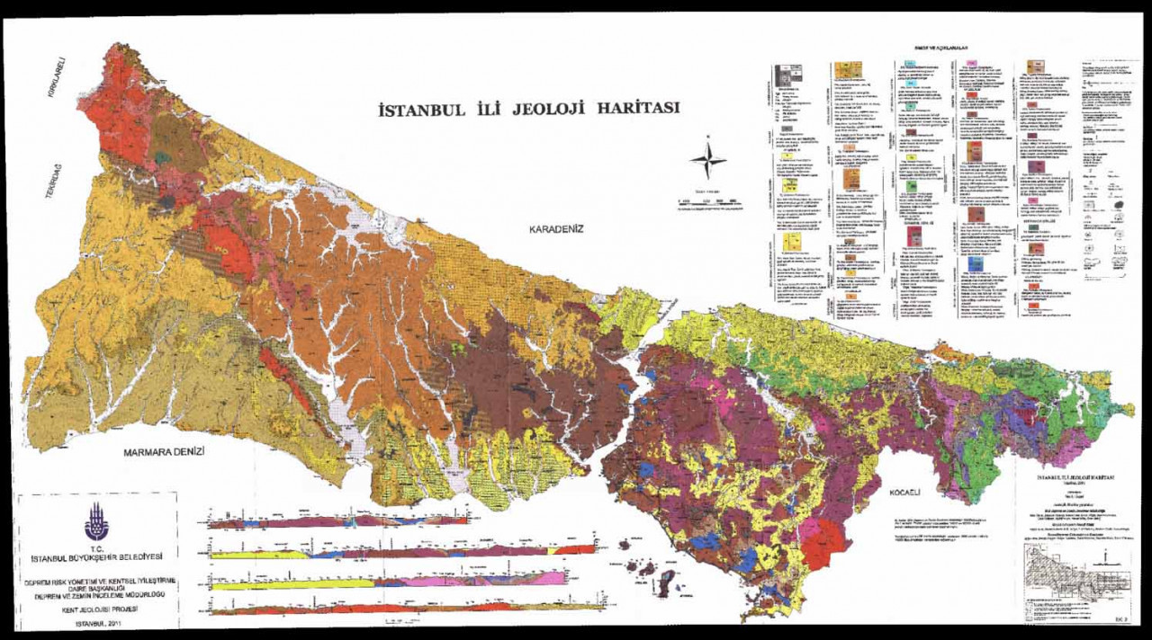İBB İstanbul İl Jeoloji Haritası yayınlandı! Evinizin altından fay hattı geçiyor mu, hemen öğrenin!