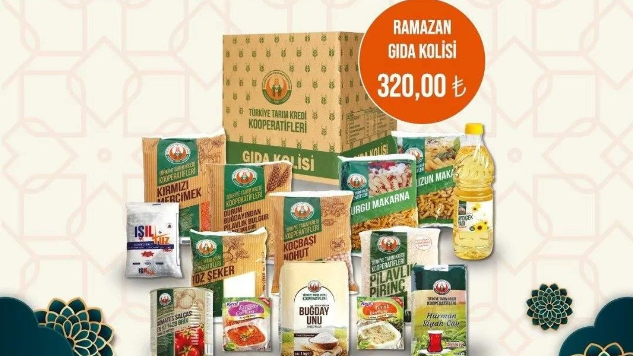 Tarım Kredi Market'te ramazan kolisini taşımaya gücünüz yetmeyecek! Kendi ağır fiyatı ucuz