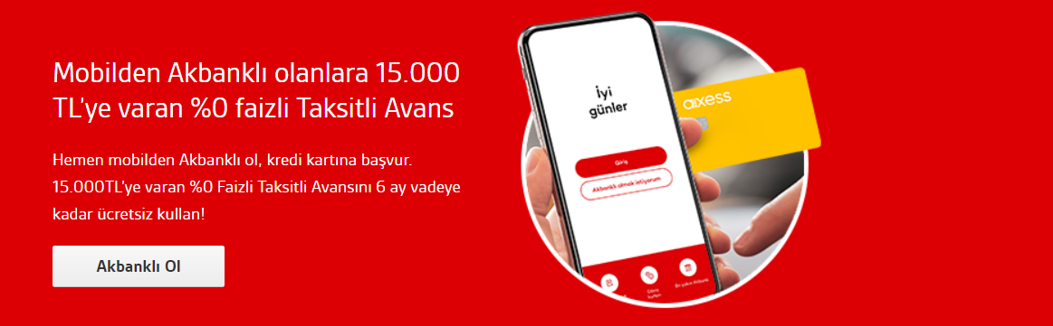 Akbank tarafından Ramazan kredisi açıklandı! Yüzde 0 faizle toplam 15 bin lira ihtiyaç kredisi