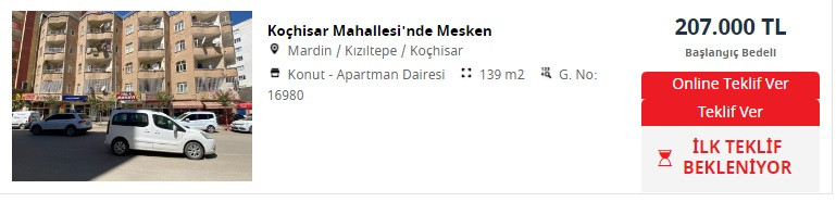 207 Bin TL'ye satılık konut! Ziraat Bankası'ndan kelepir ikinci el evler!